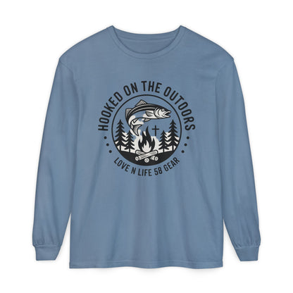 Hooked on the Outdoors Long Sleeve Tee