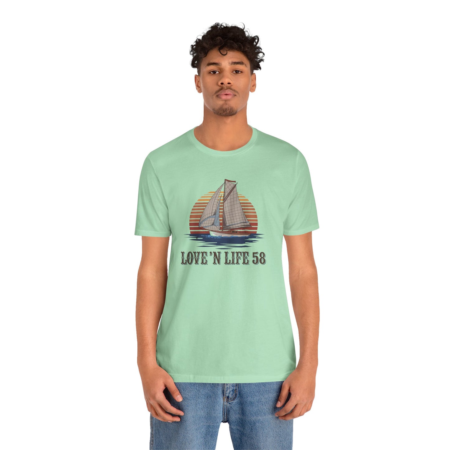 Vintage Sailing - LoveNLife58 Tee - Bella Canvas 3001