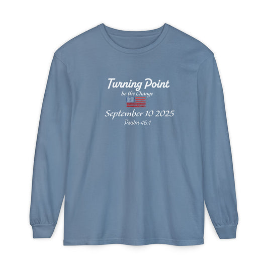 Turning Point Be the Change Long Sleeve Tee - Comfort Colors