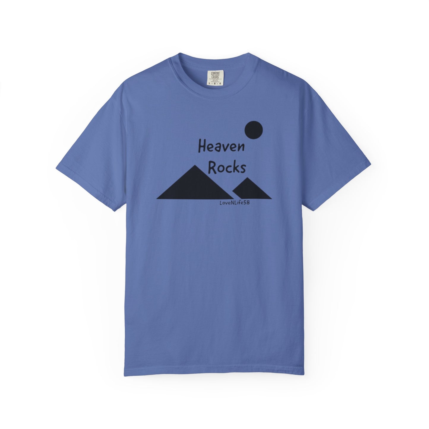 Heaven Rocks Tee- Comfort Colors