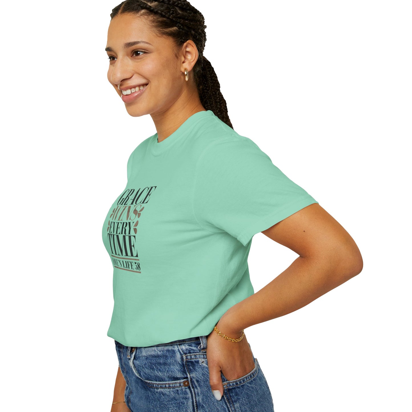 Grace Wins Every Time Tee - Comfort Colors