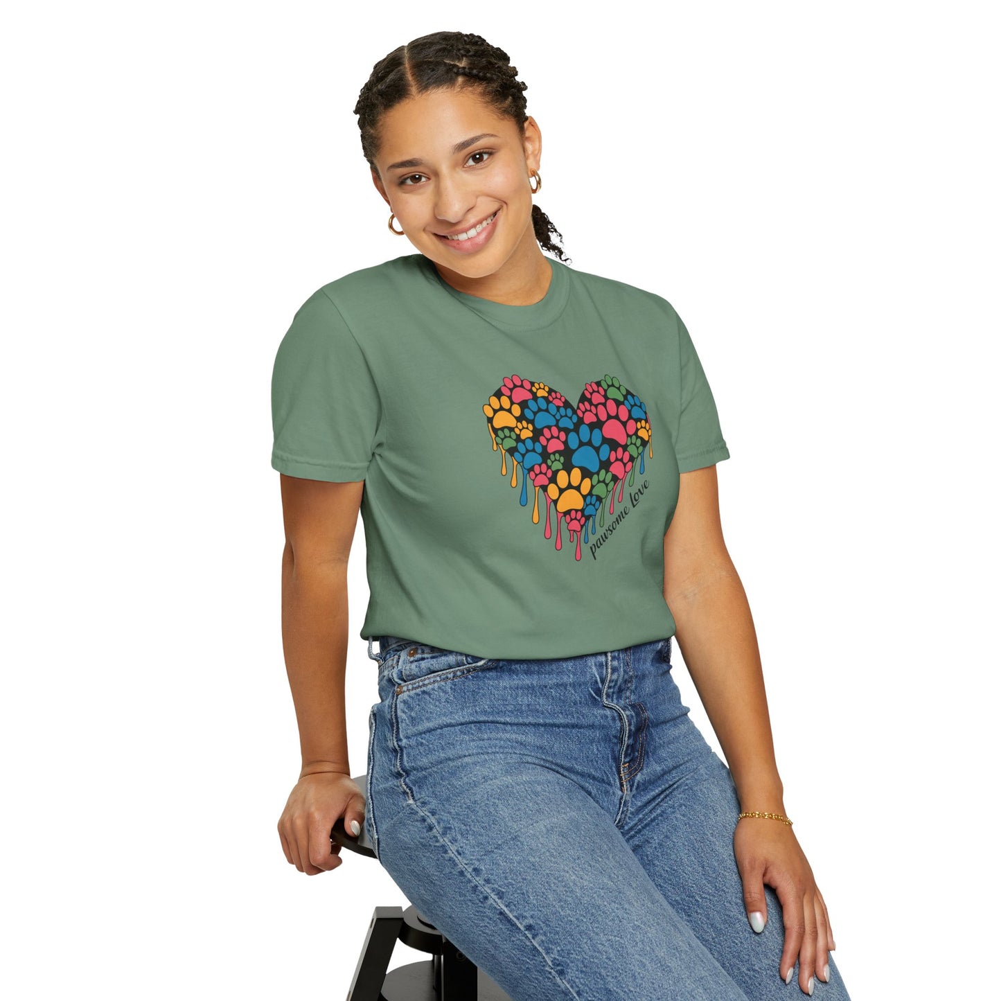 Pawsitive Love Tee - Comfort Colors