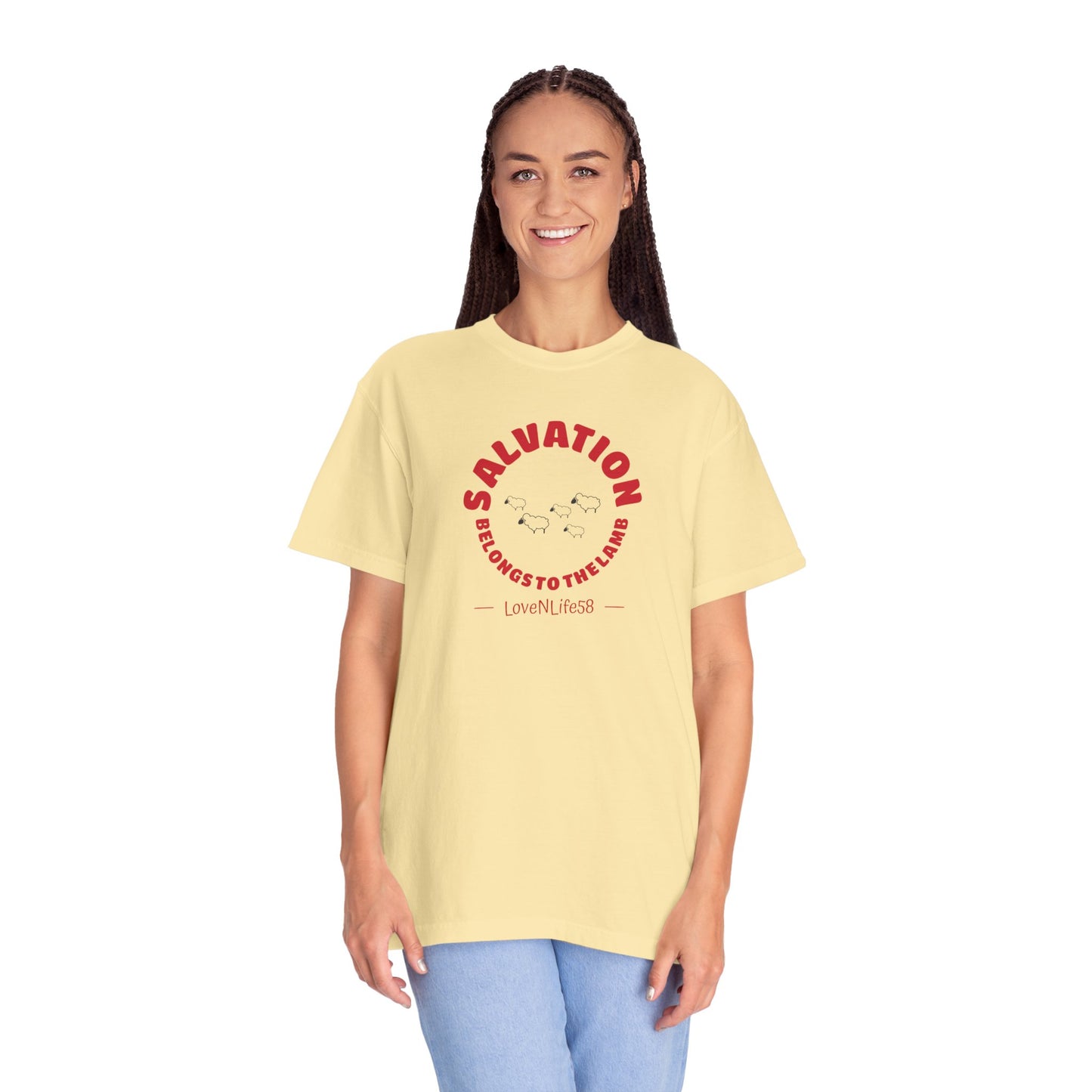 Salvation Belongs to the Lamb - Comfort Colors