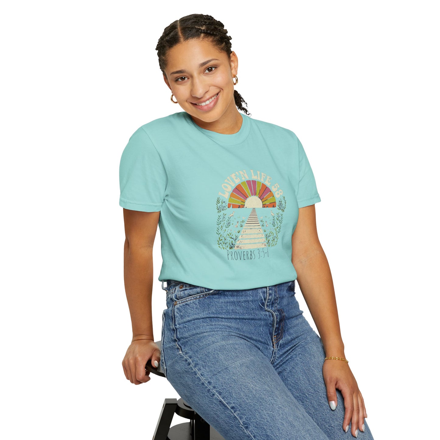 Proverbs Inspired Path Tee - Comfort Colors