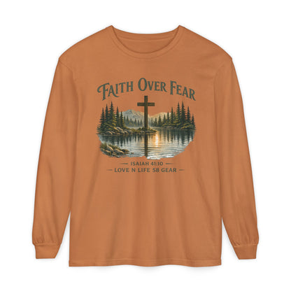 Faith Over Fear Long Sleeve Tee