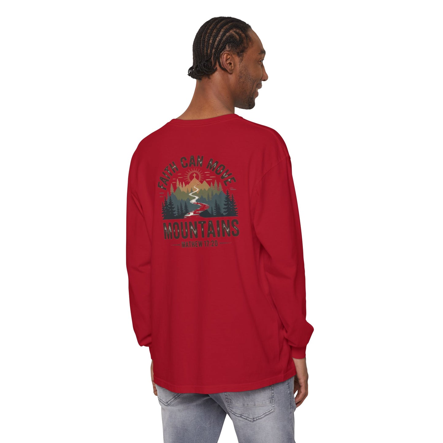 Faith Can Move Mountains Tee - Comfort Colors