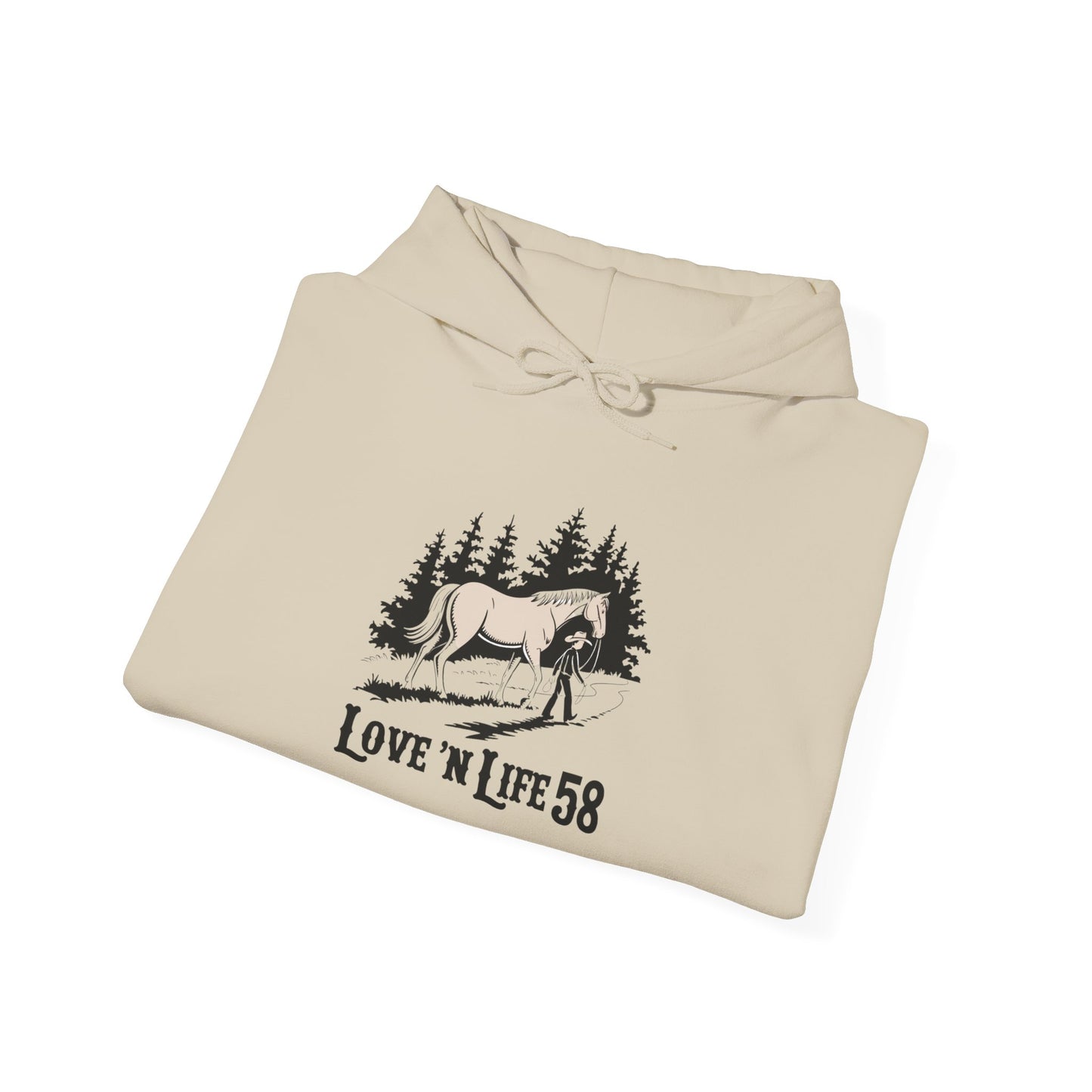 LoveNLife58 Horse and Rider - Hoodie