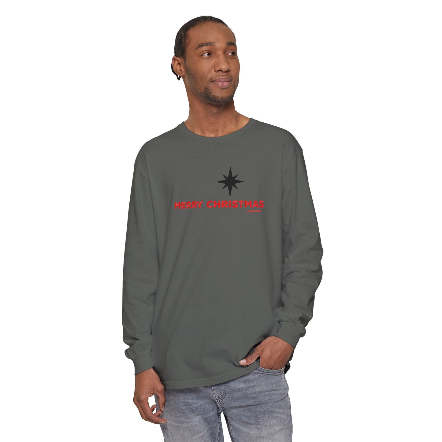 Merry Christmas Long Sleeve - Comfort Colors