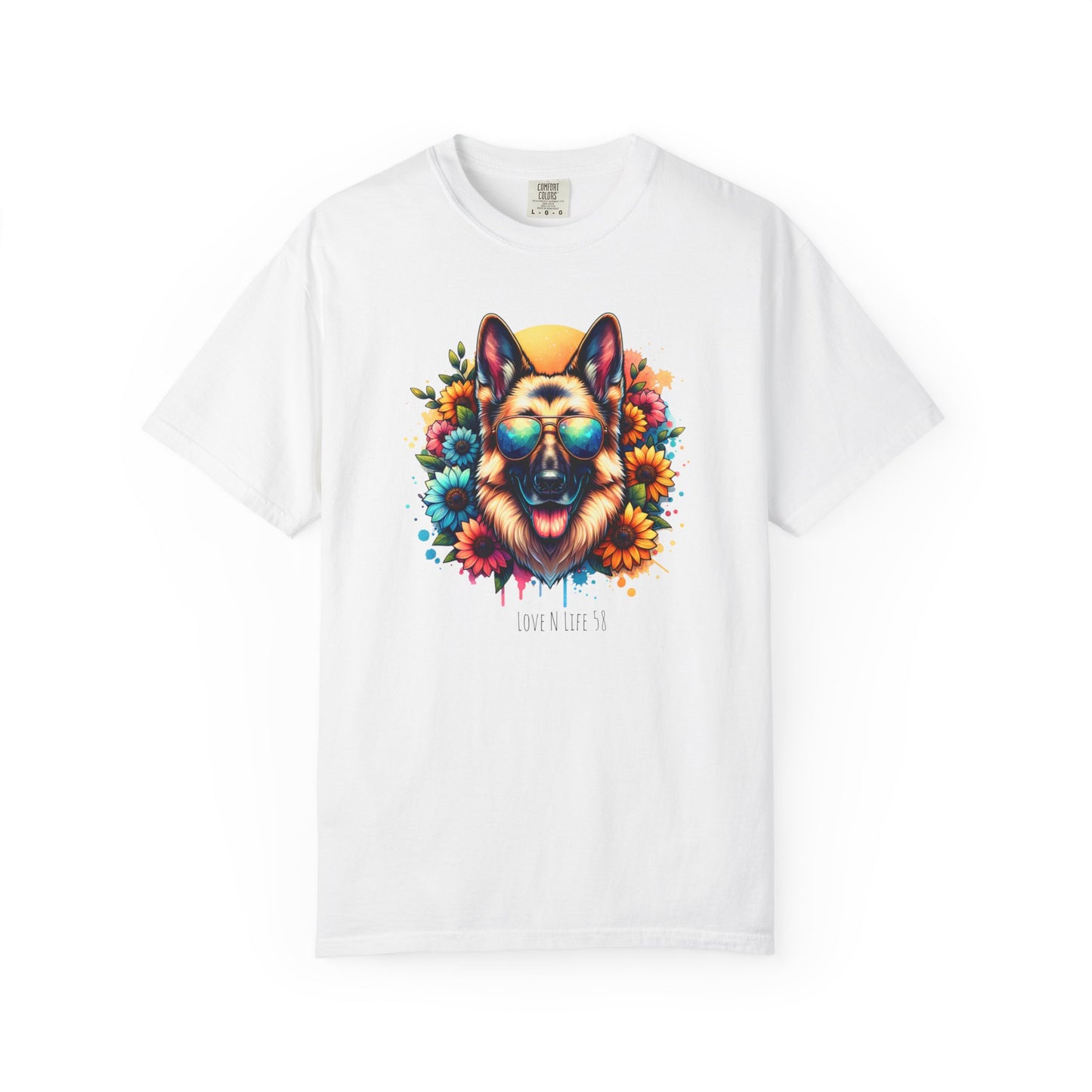 Love n' Life German Shepard Tee - Comfort Colors
