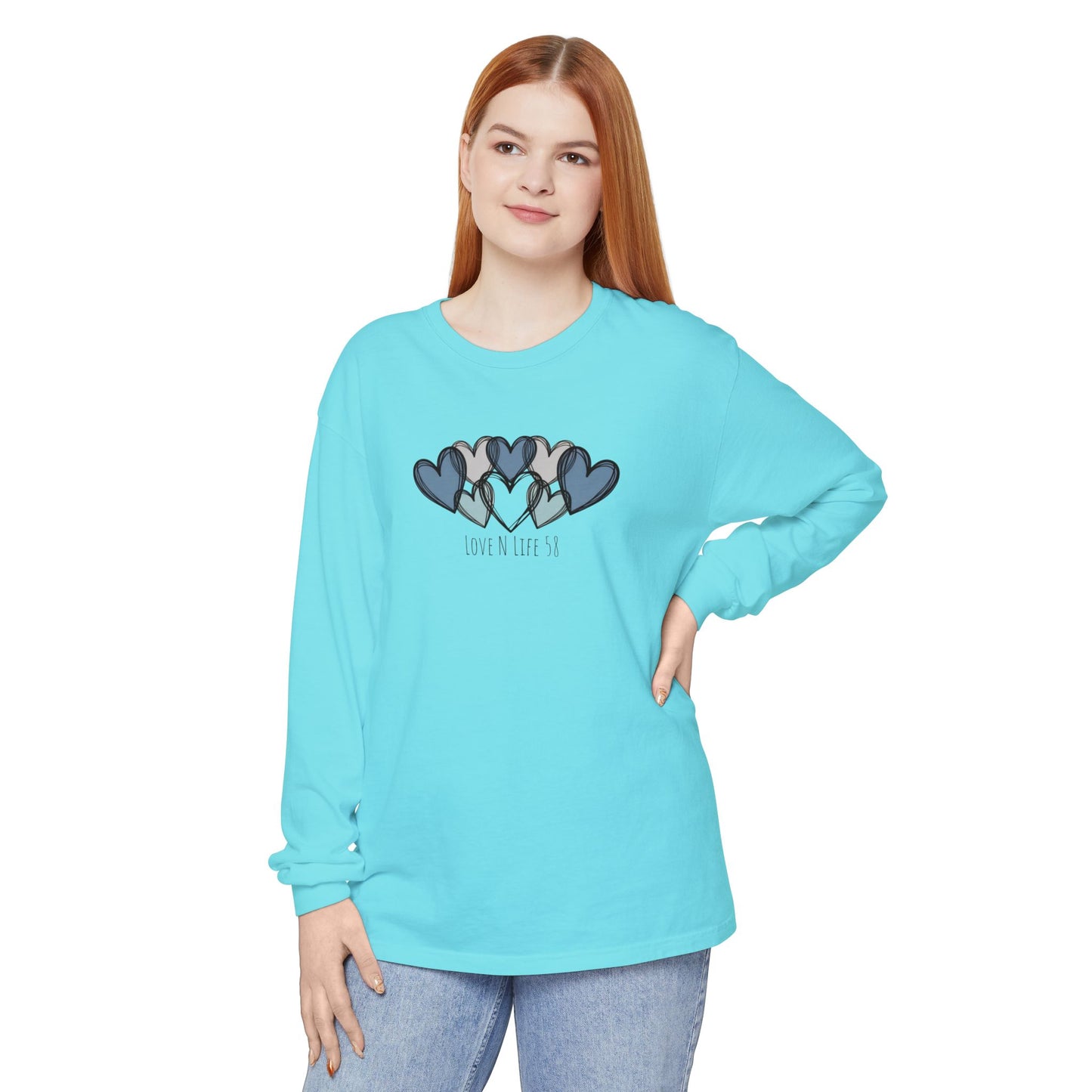 Hearts and Love N Life 58 Long Sleeve