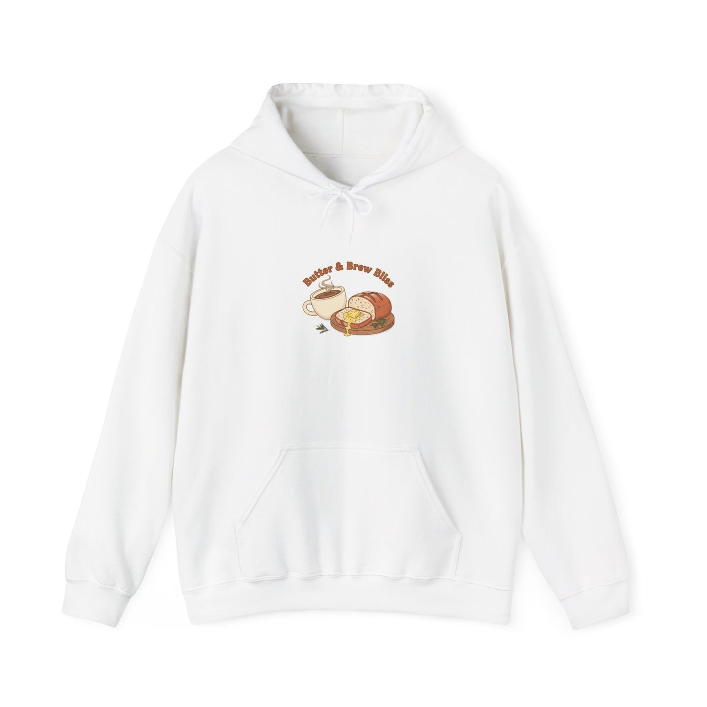 Butter & Brew Toastie Hoodie | coffee pun, kawaii kitchen