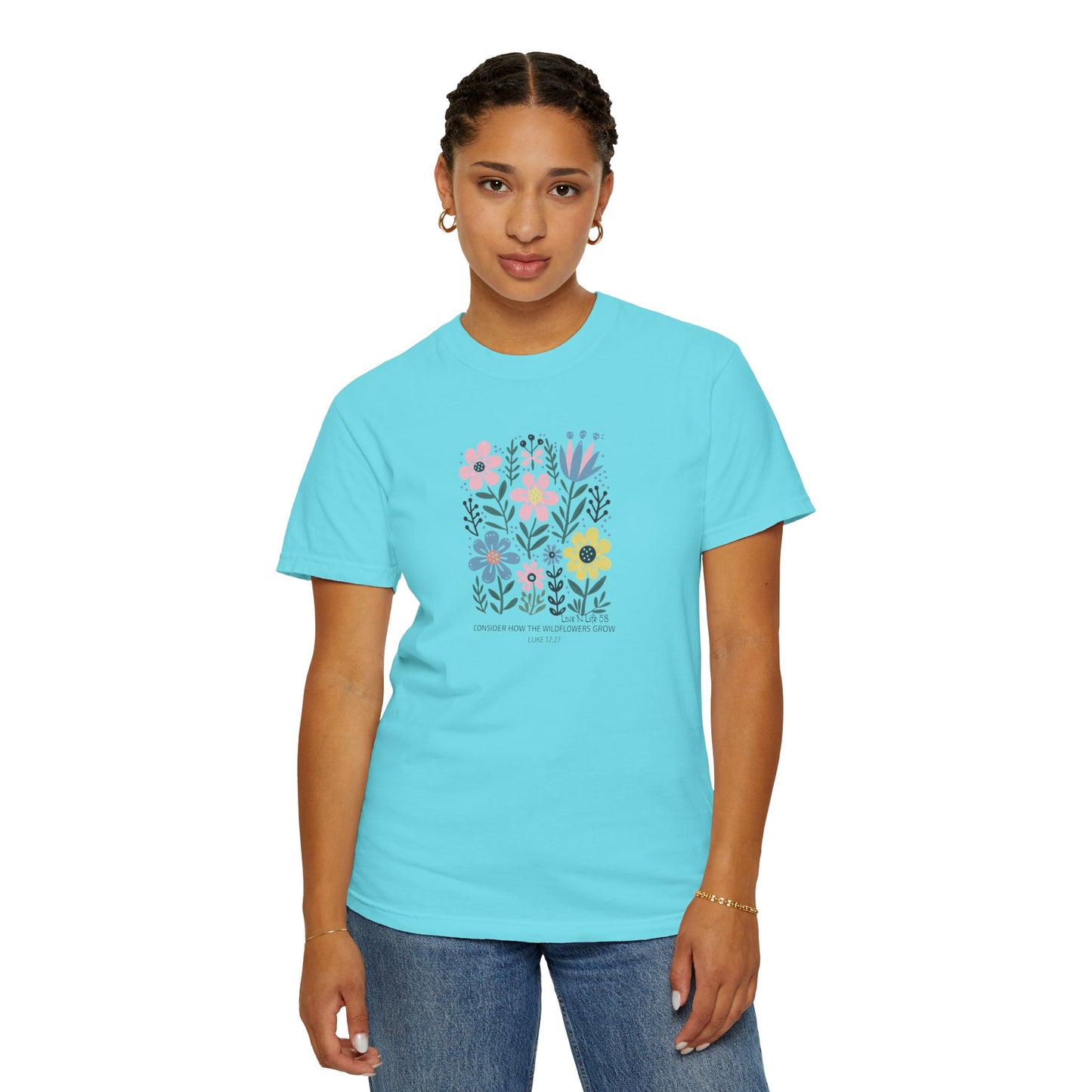 Consider the Wildflowers Tee - Comfort Colors