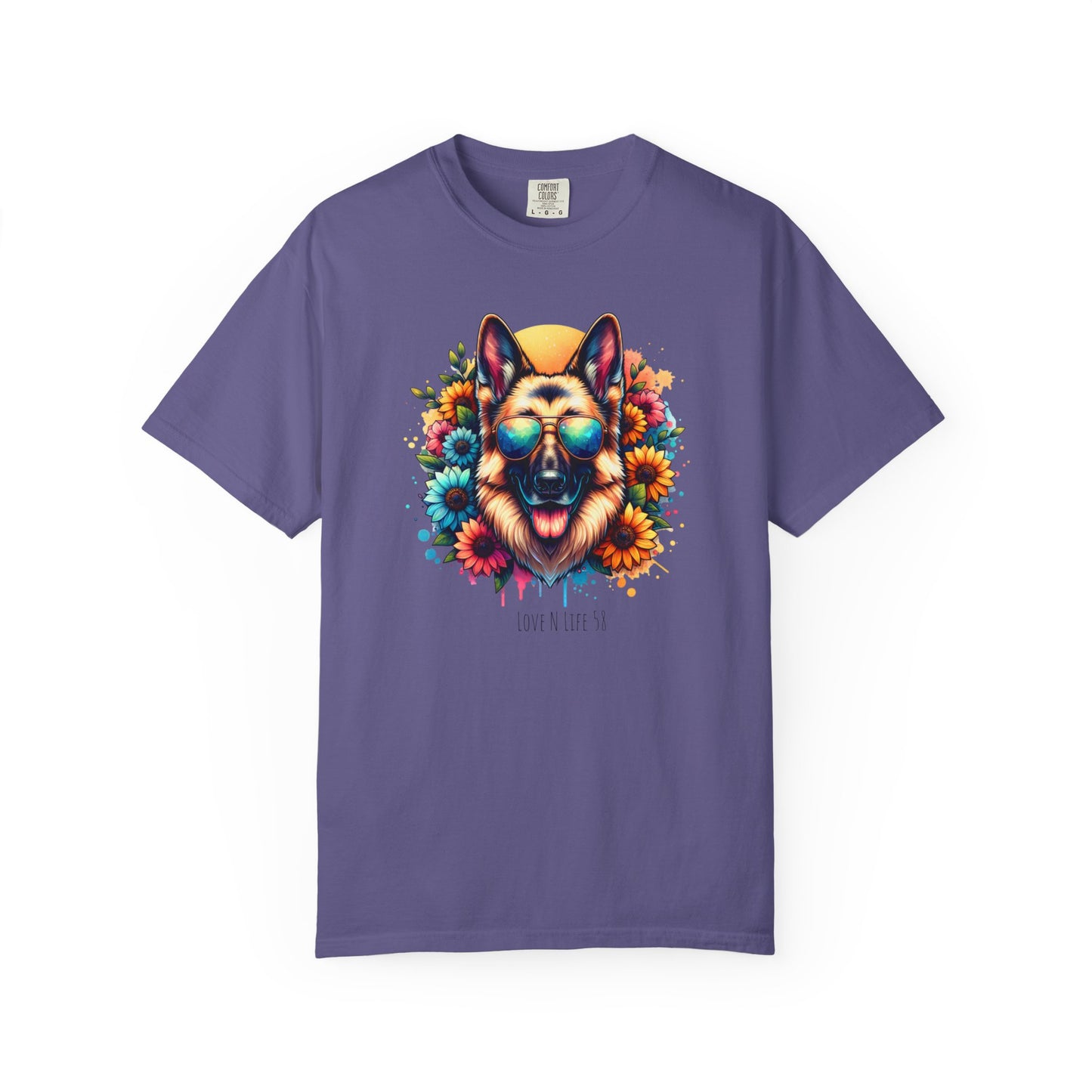 Love n' Life German Shepard Tee - Comfort Colors