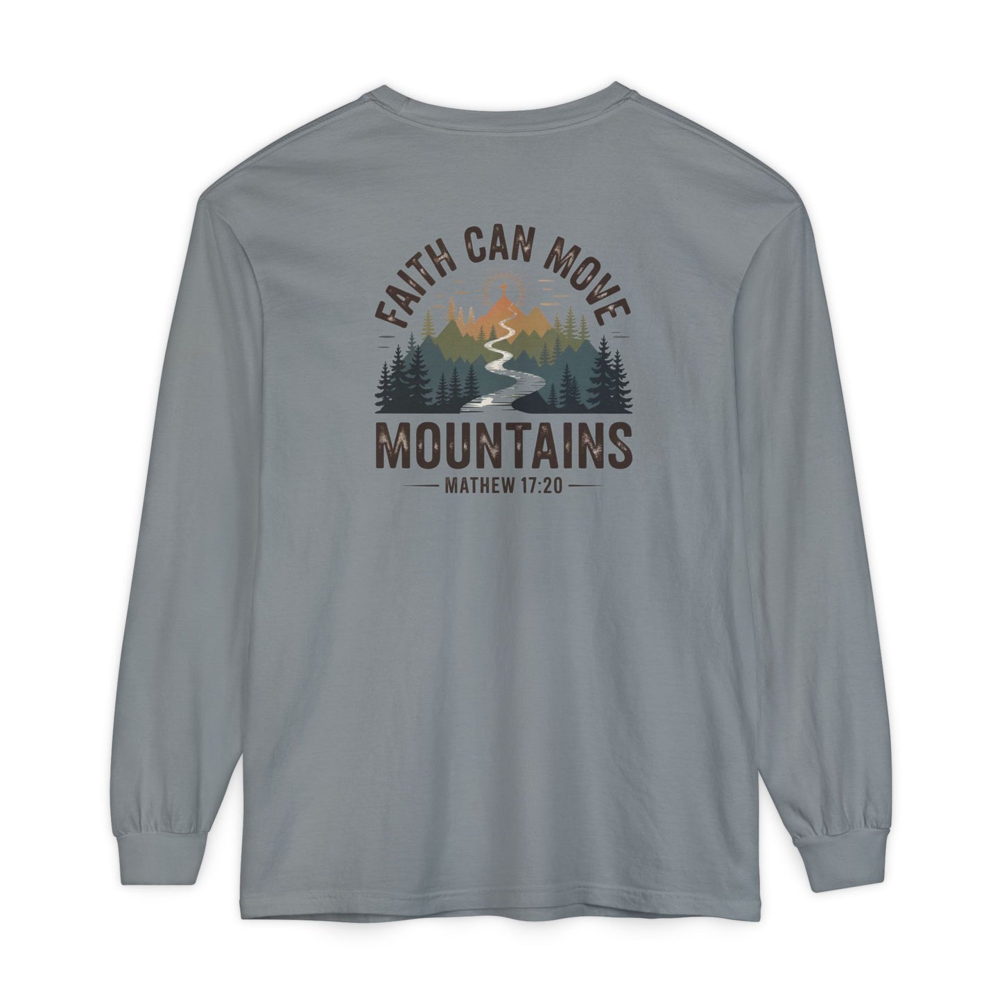 Faith Can Move Mountains Tee - Comfort Colors