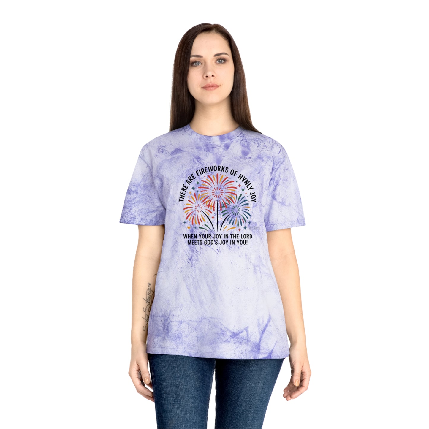 Joyful Fireworks Tee - Comfort Colors