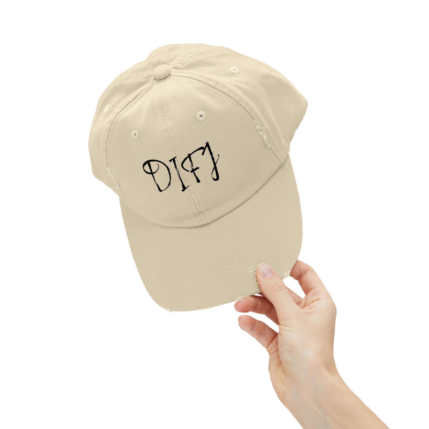DIFJ - DO IT FOR JESUS - Distressed Unisex Cap