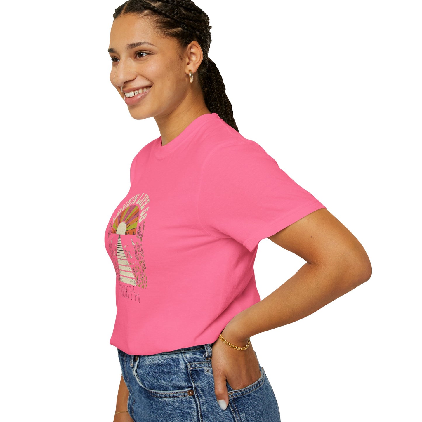 Proverbs Inspired Path Tee - Comfort Colors