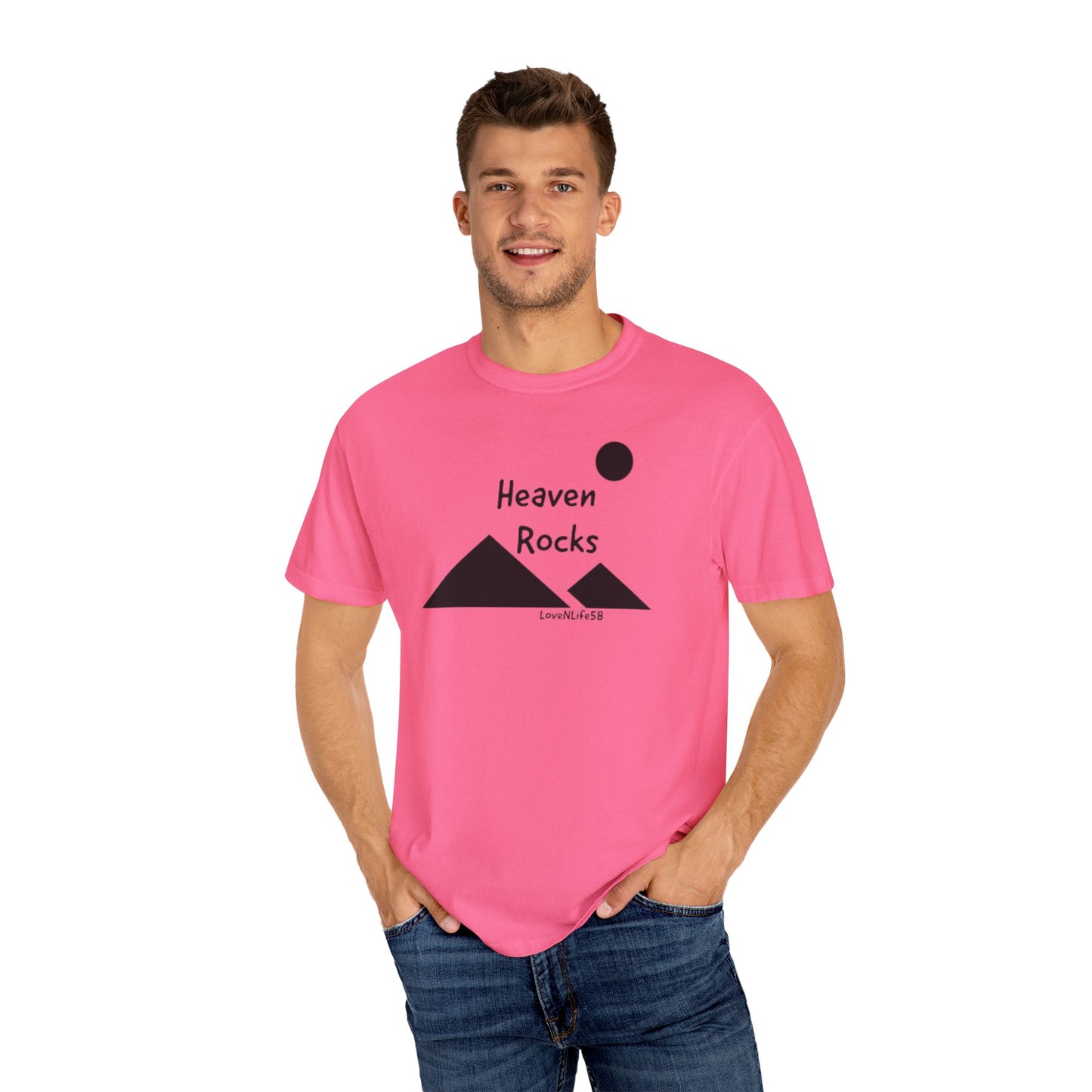 Heaven Rocks Tee- Comfort Colors