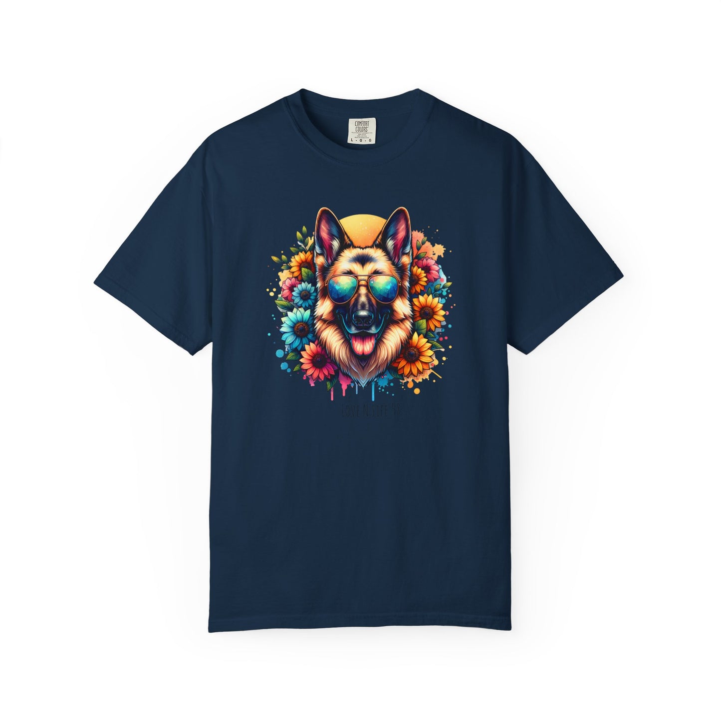 Love n' Life German Shepard Tee - Comfort Colors