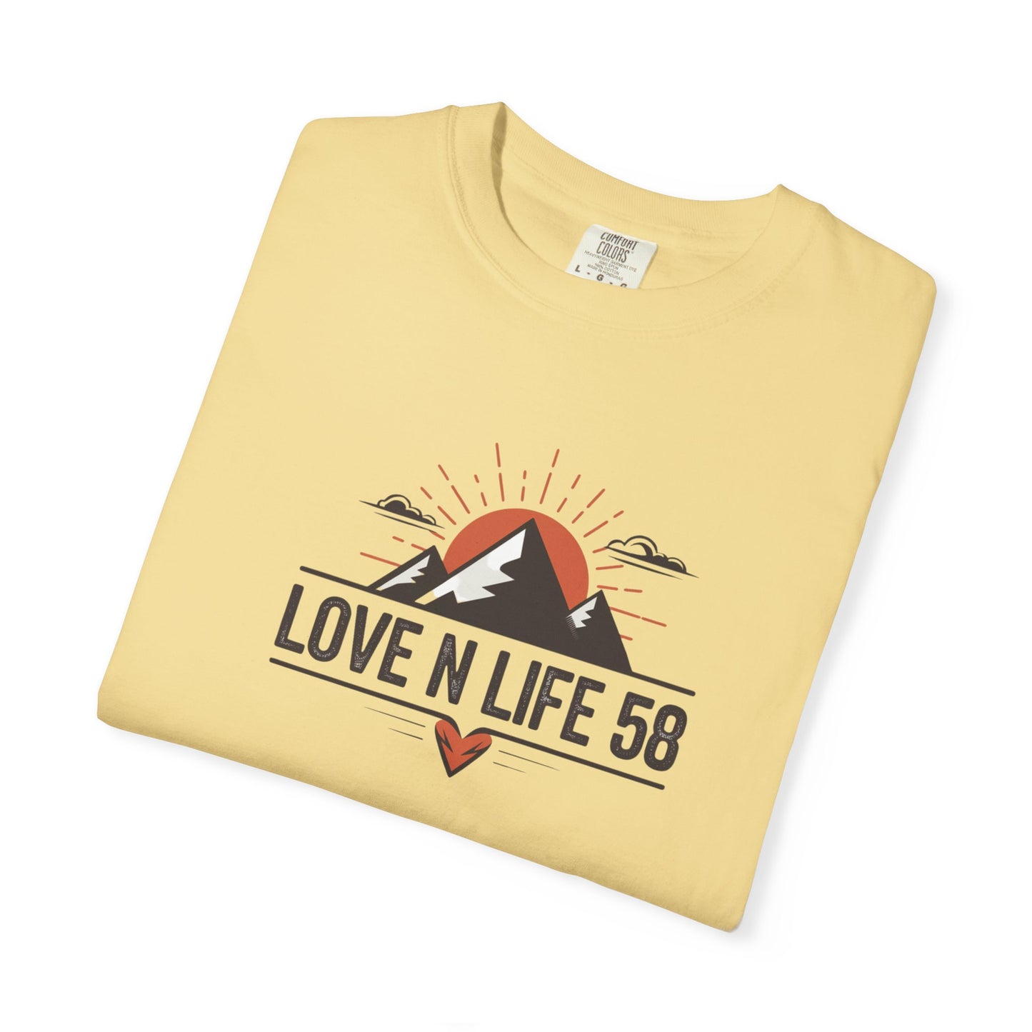 Mountain Adventure Love N Life58 Tee - Comfort Colors