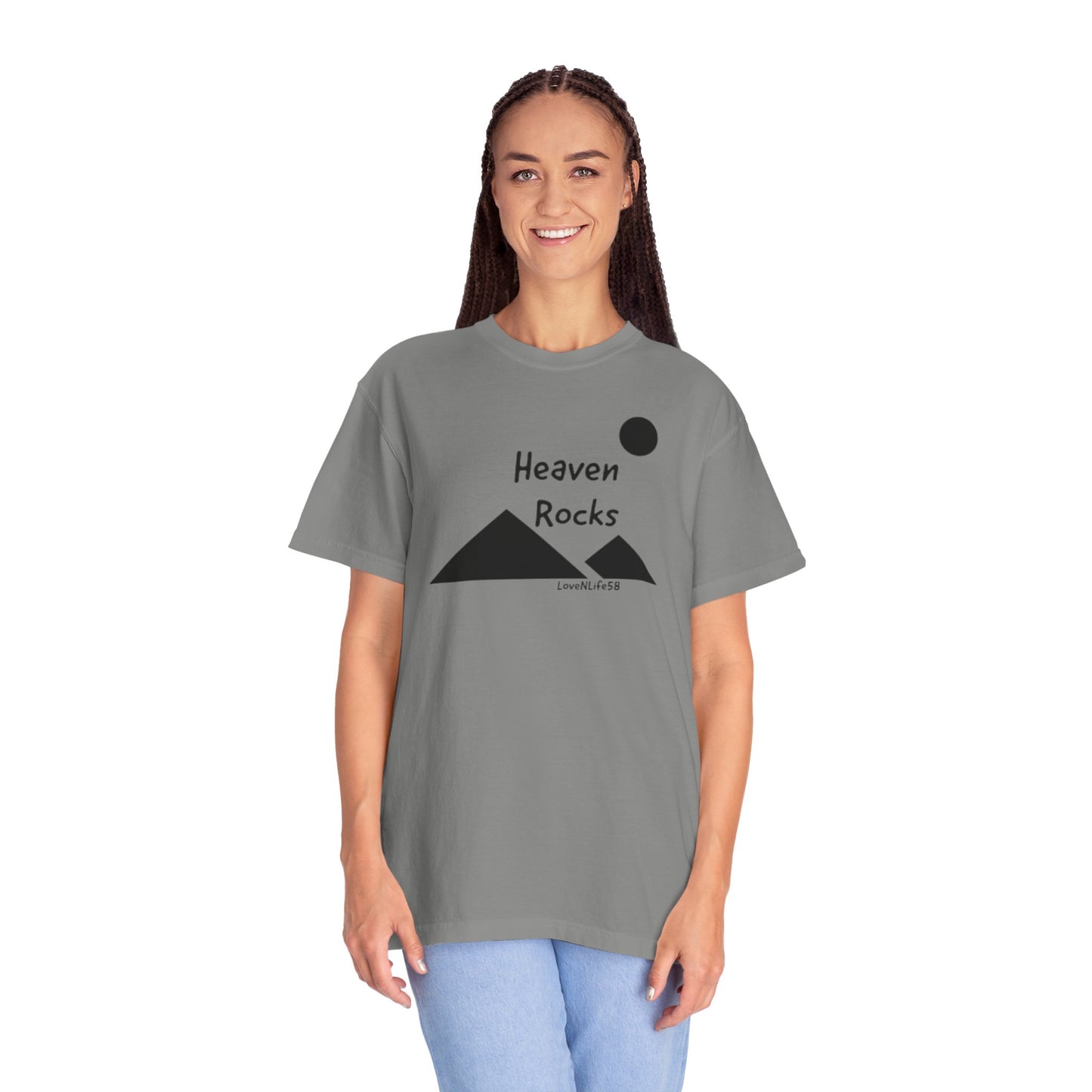 Heaven Rocks Tee- Comfort Colors