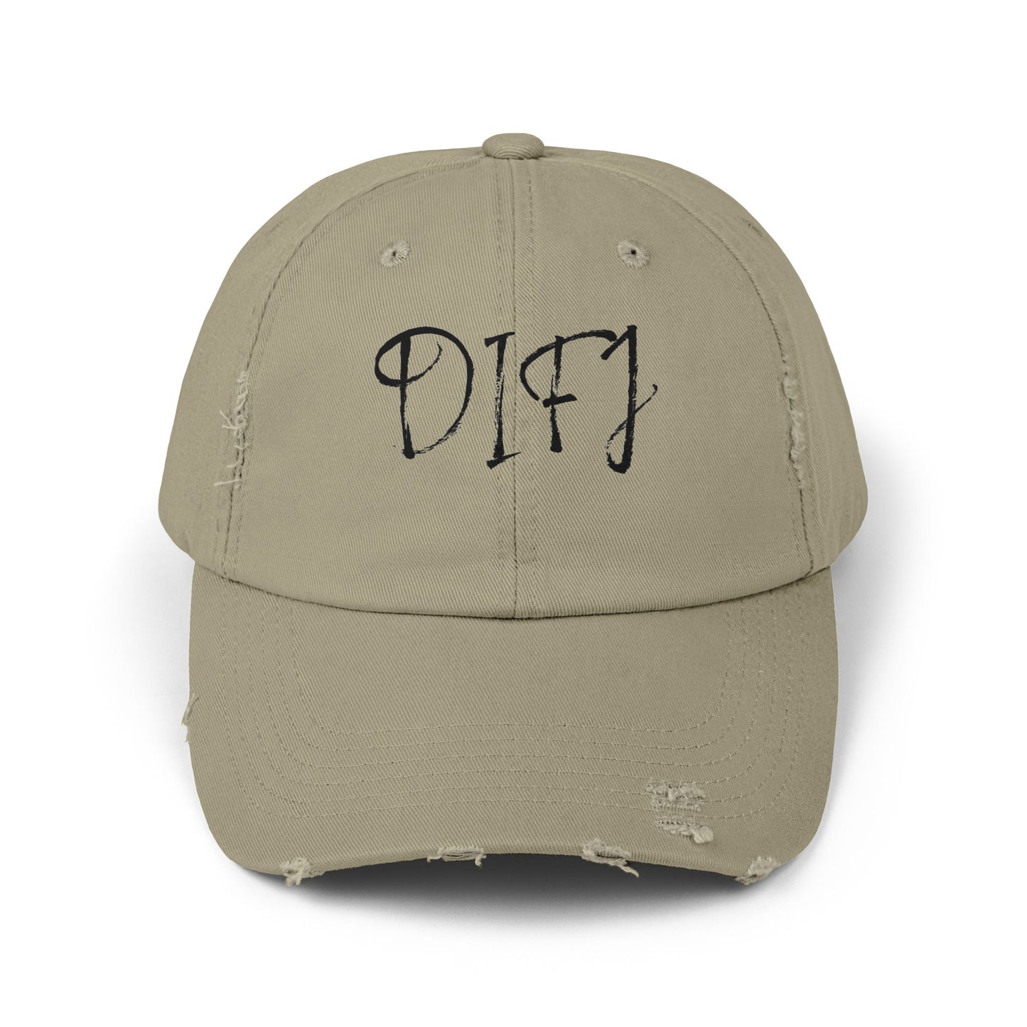 DIFJ - DO IT FOR JESUS - Distressed Unisex Cap