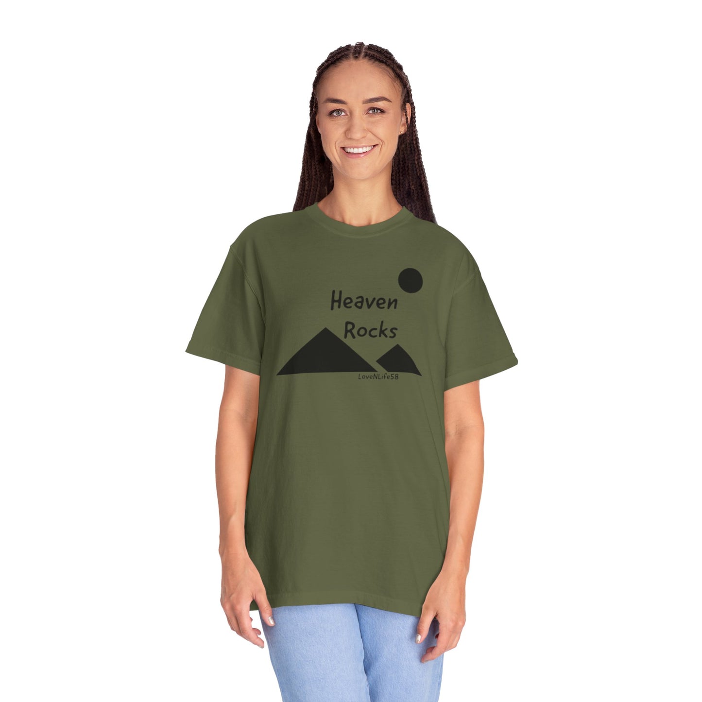 Heaven Rocks Tee- Comfort Colors