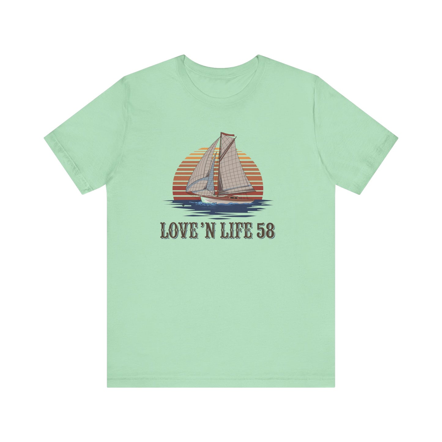 Vintage Sailing - LoveNLife58 Tee - Bella Canvas 3001