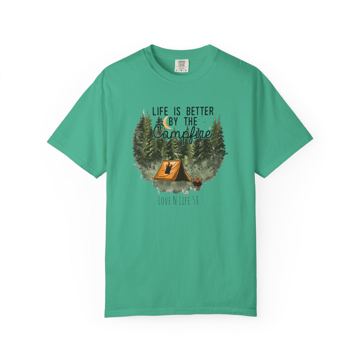 Life is Better by the Campfire Tee - Comfort Colors
