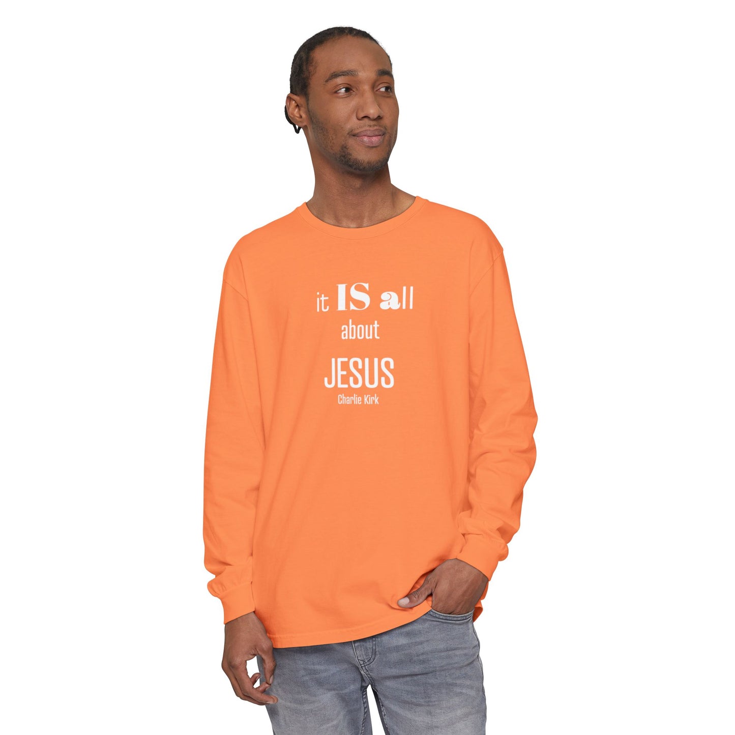It IS all About JESUS Charlie Kirk TEE - Comfort Colors