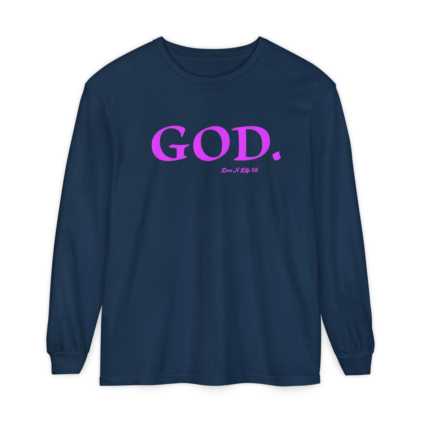 GOD.  Long Sleeve Tee