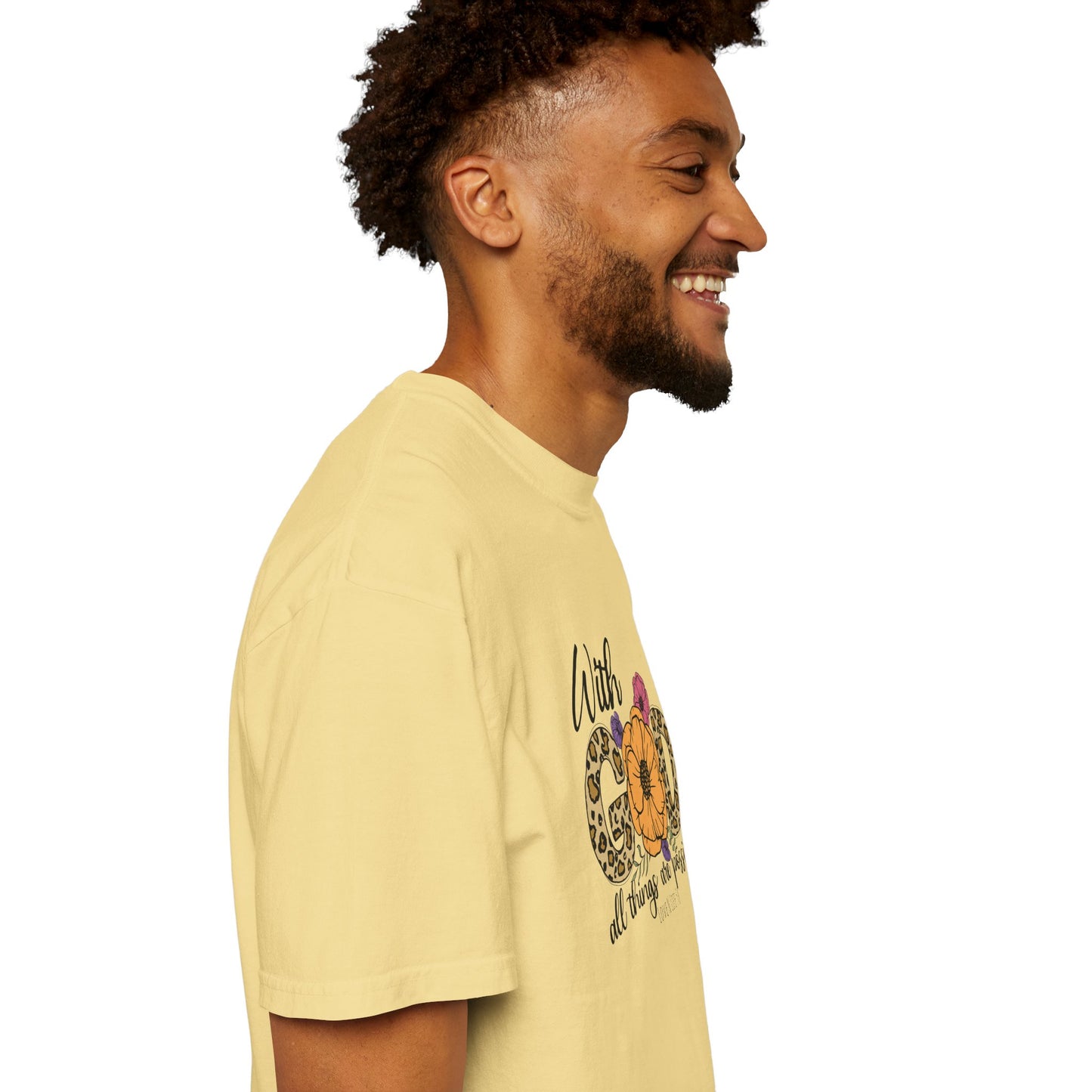With God All Things Are Possible Tee- Comfort Colors
