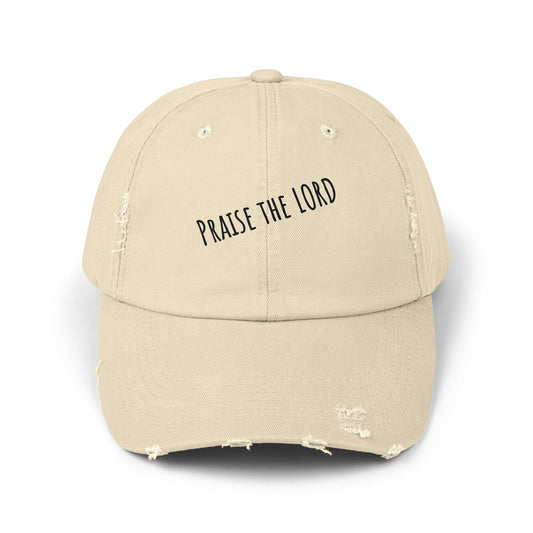 'Praise the Lord' - Distressed Hat