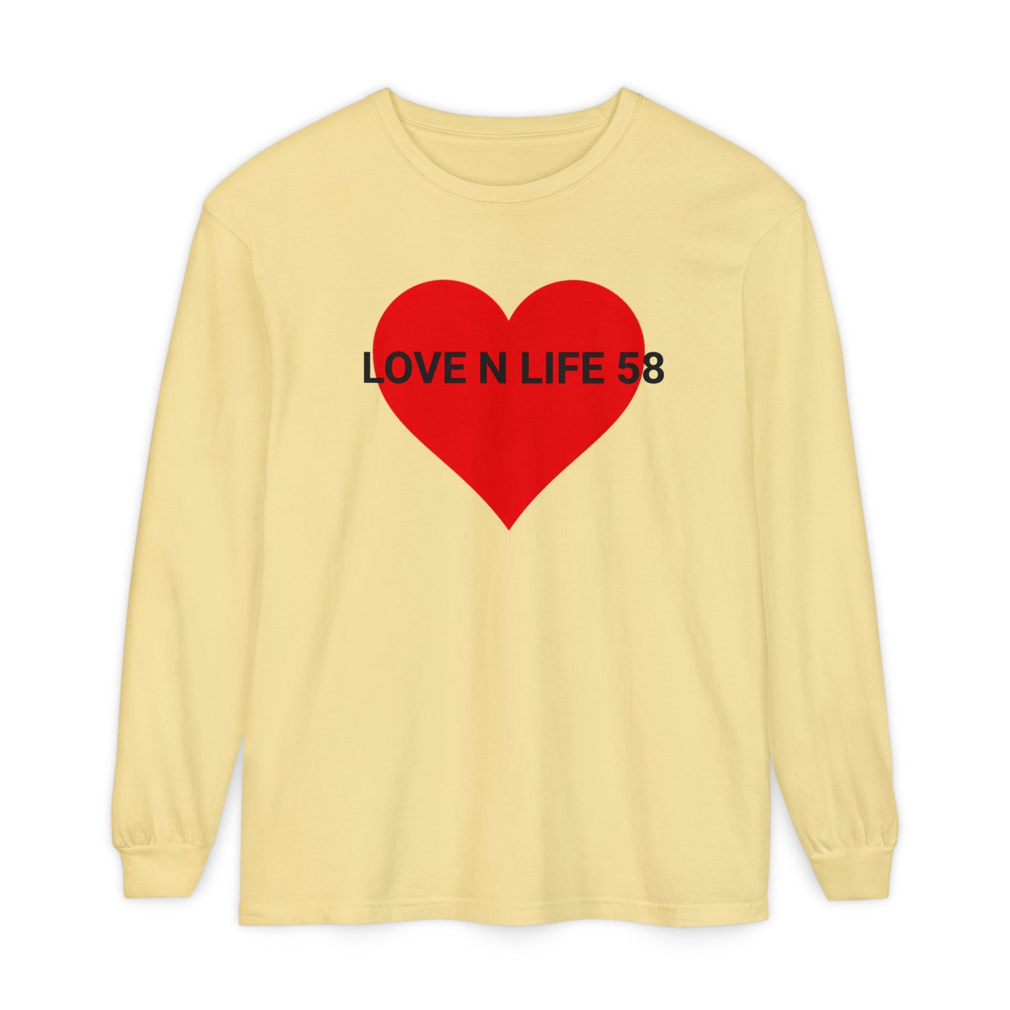 Love N Life 58 Heart Long Sleeve Tee