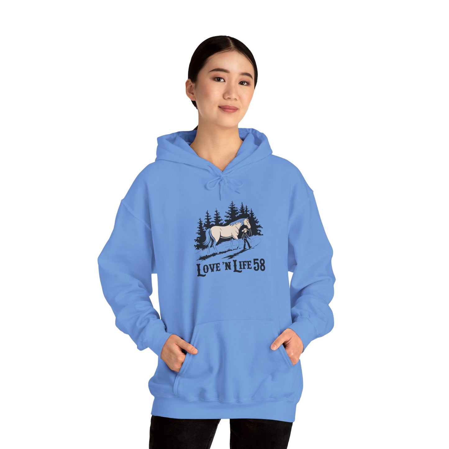 LoveNLife58 Horse and Rider - Hoodie