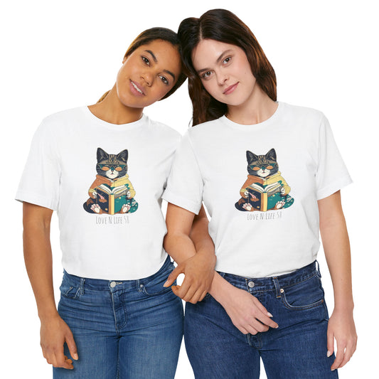 Cat Lover Unisex T-Shirt -  Bella Canvas 3001 Made inU.S.A.