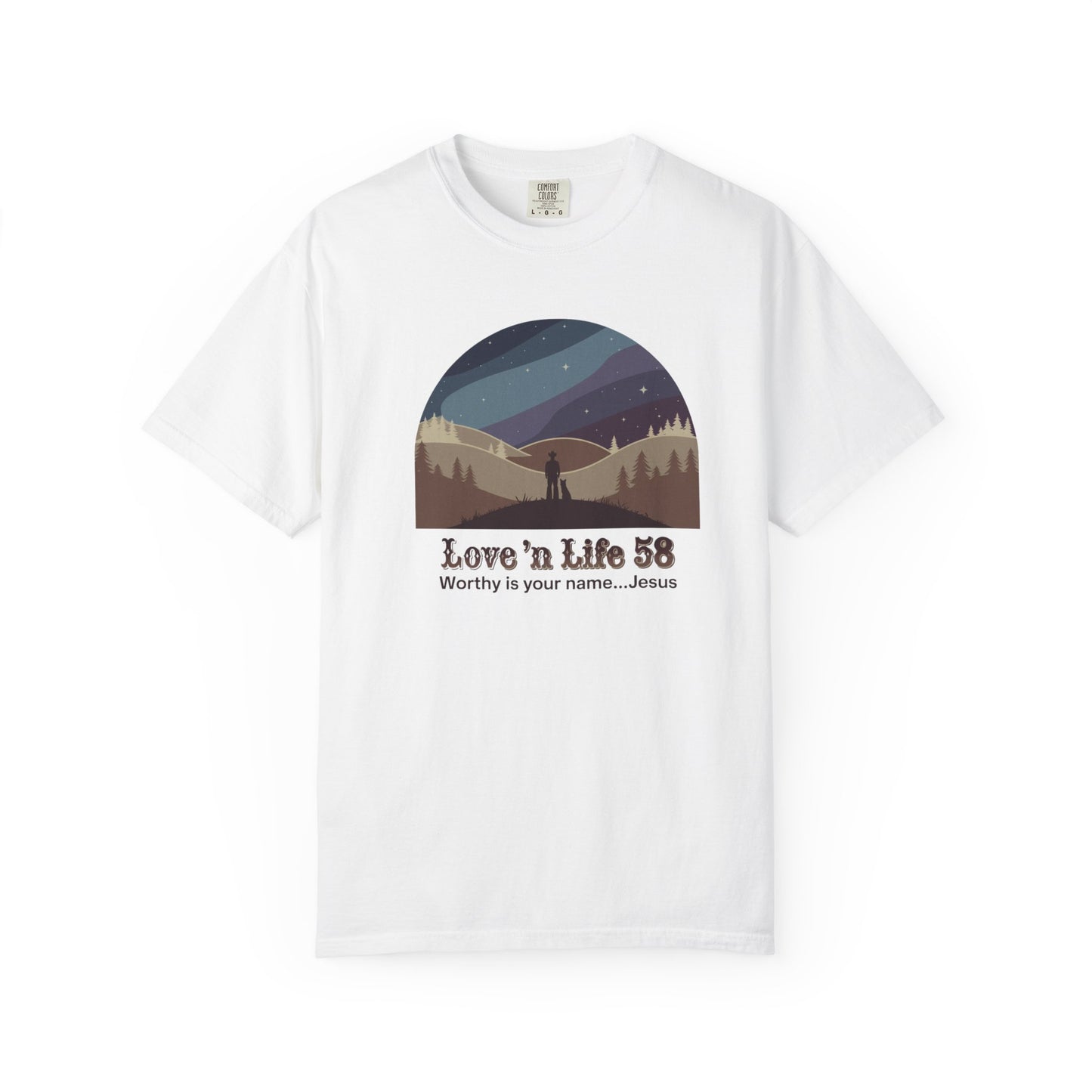 Worthy Is Your Name Jesus Tee - Comfort Colors