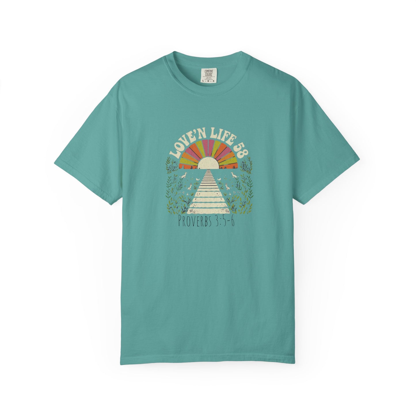 Proverbs Inspired Path Tee - Comfort Colors