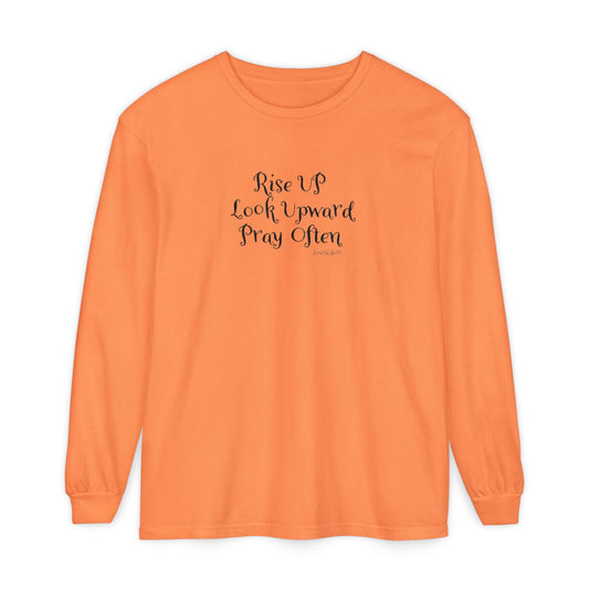Rise UP Look Upward Tee - Comfort Colors Long Sleeve