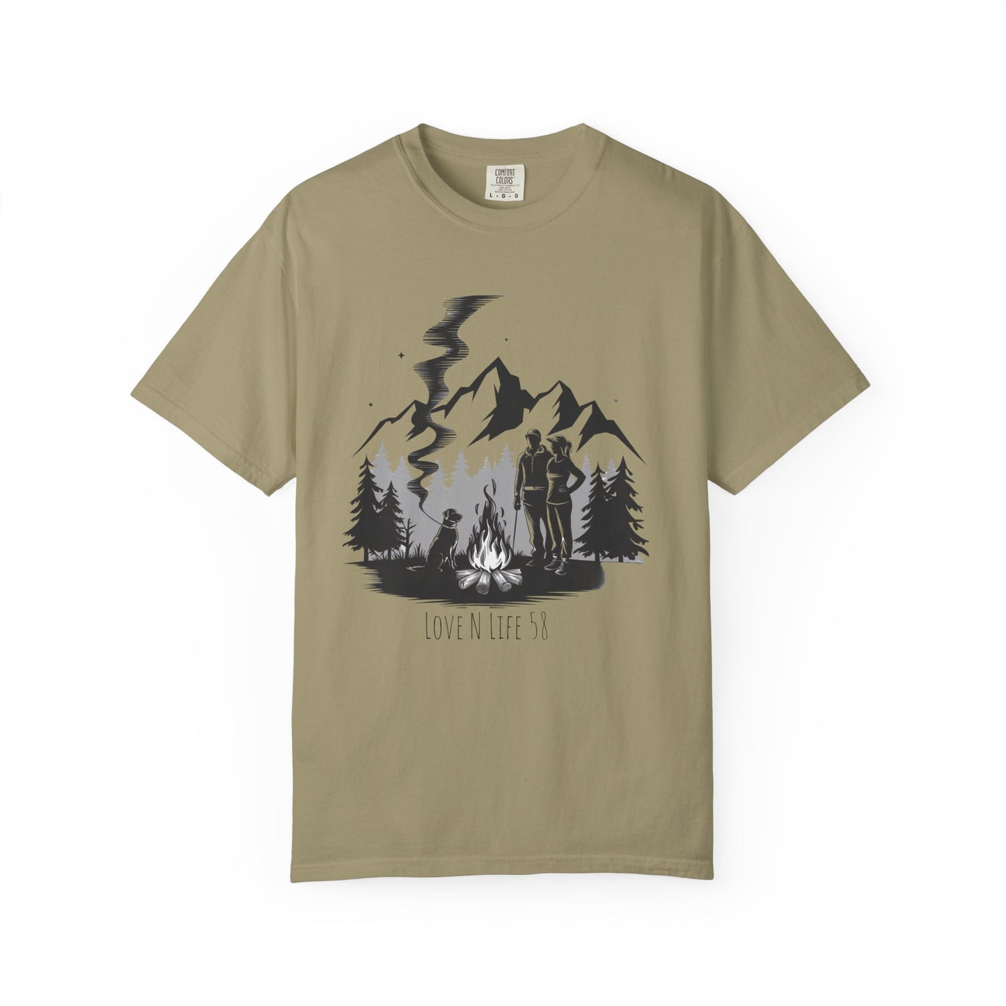 Campfire Dog Tee
