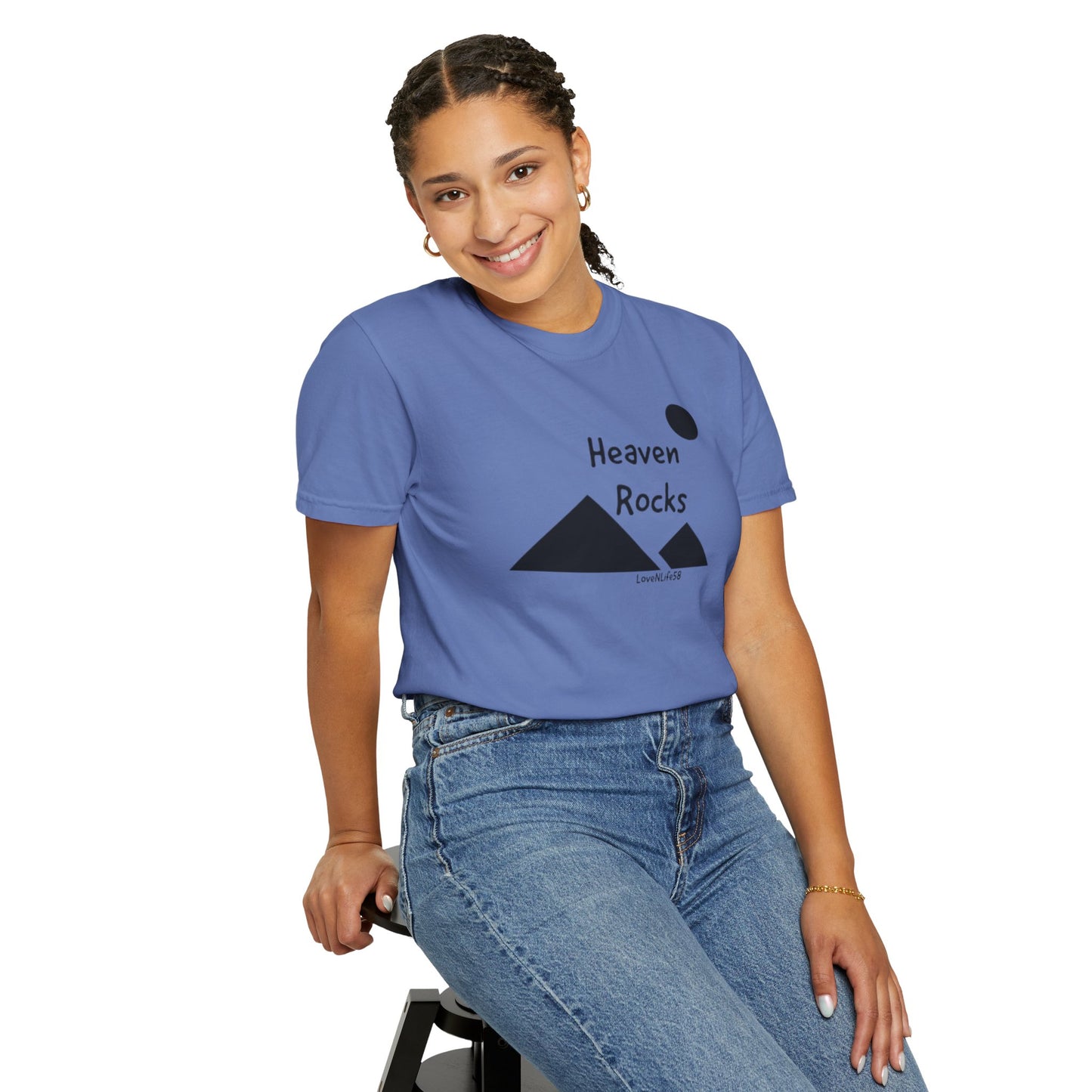 Heaven Rocks Tee- Comfort Colors