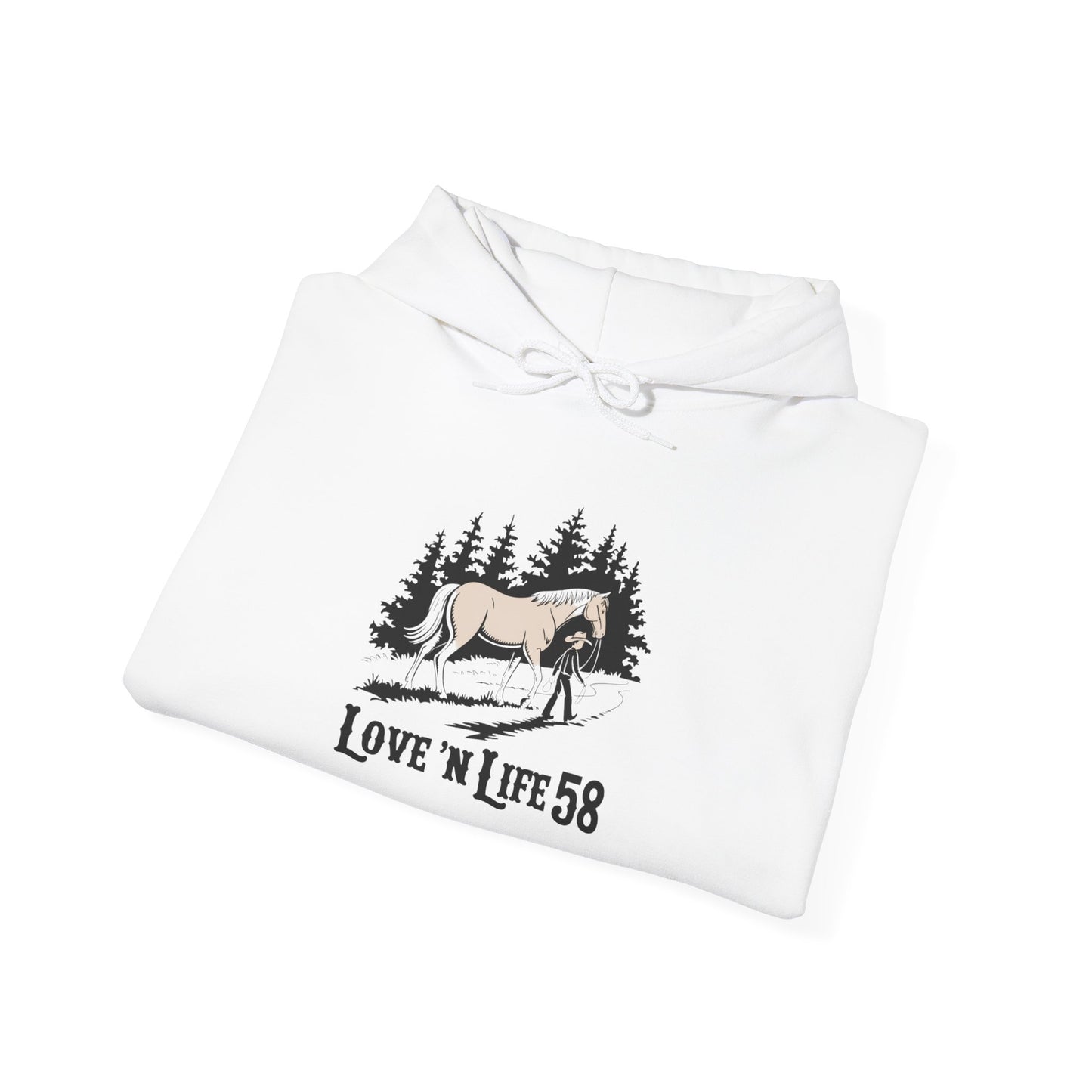 LoveNLife58 Horse and Rider - Hoodie