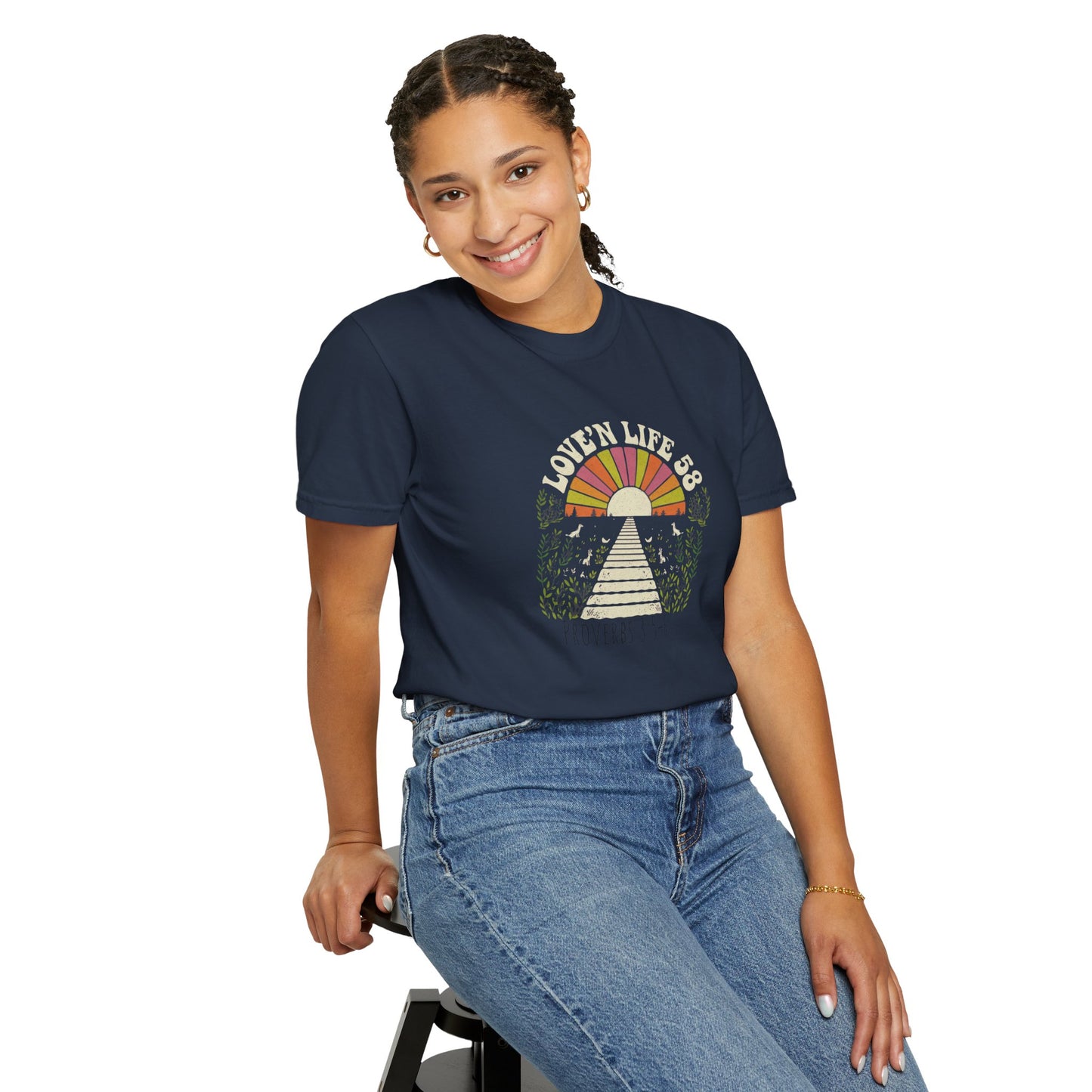 Proverbs Inspired Path Tee - Comfort Colors