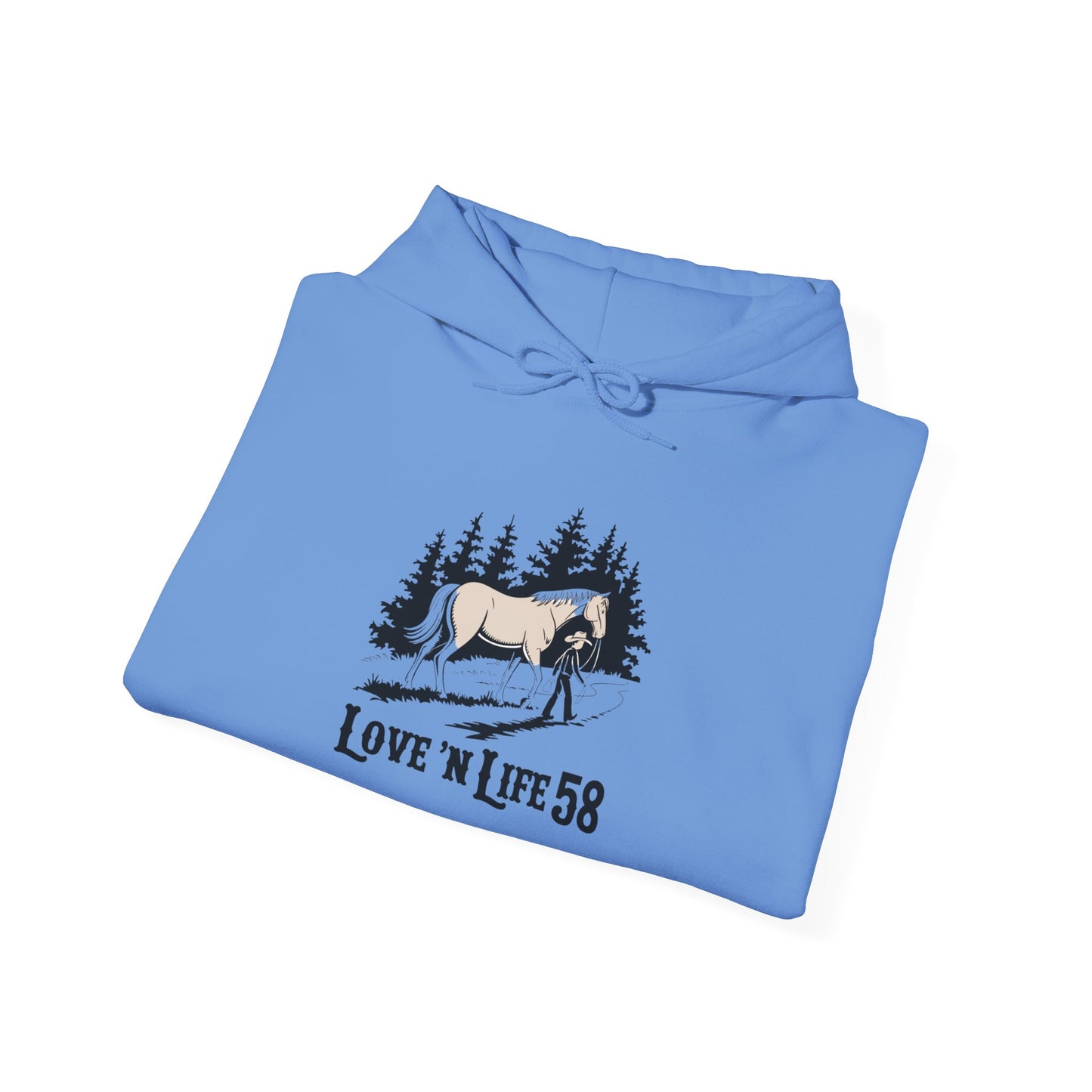 LoveNLife58 Horse and Rider - Hoodie