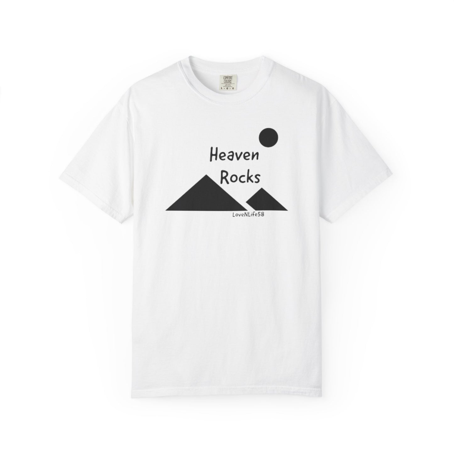 Heaven Rocks Tee- Comfort Colors