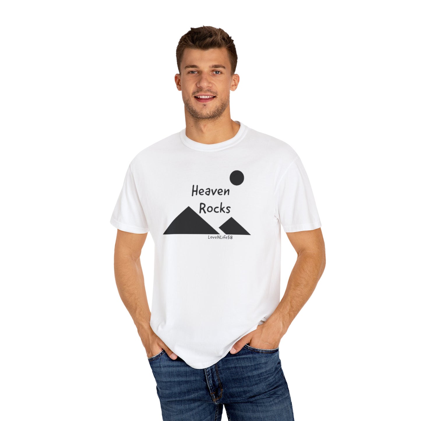 Heaven Rocks Tee- Comfort Colors