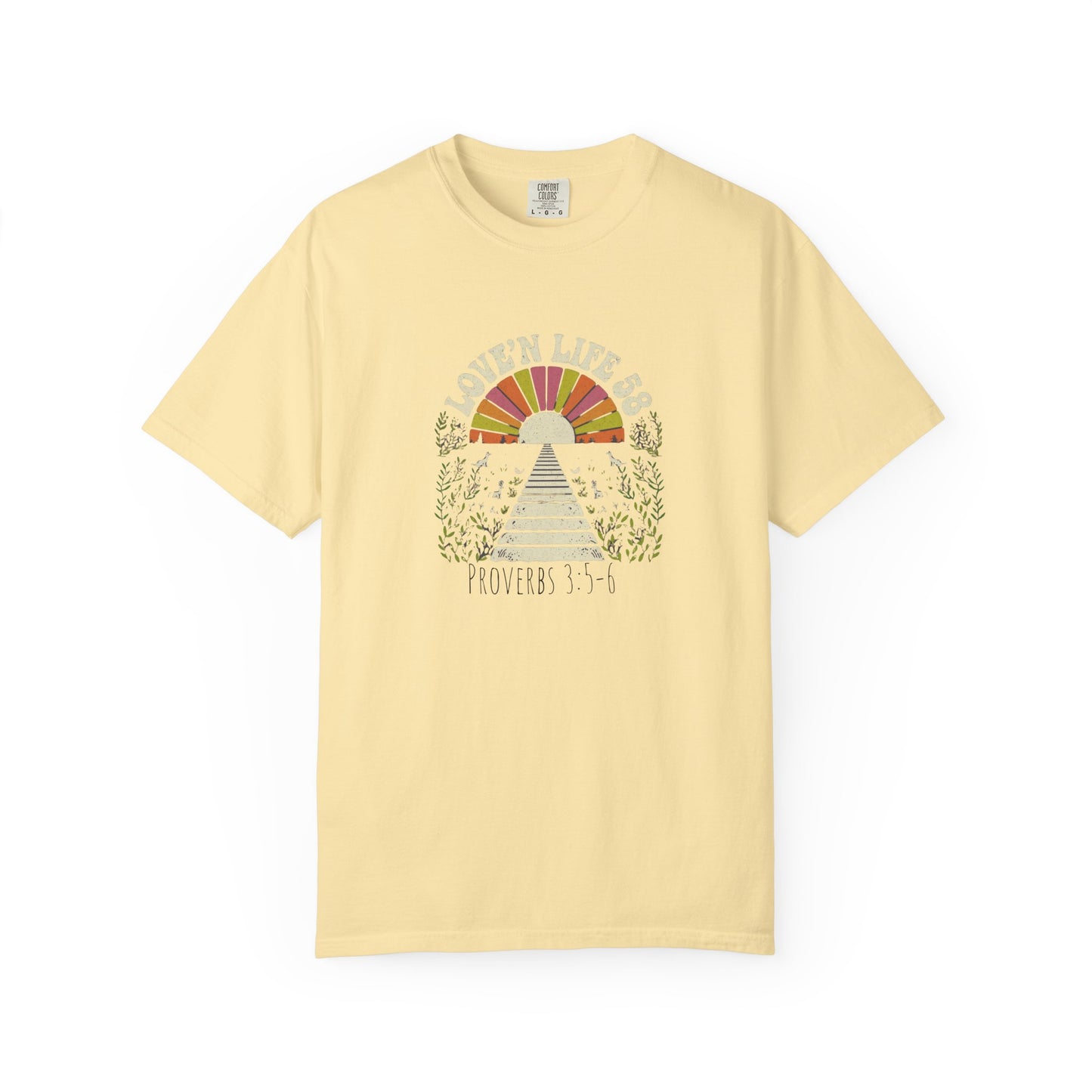 Proverbs Inspired Path Tee - Comfort Colors