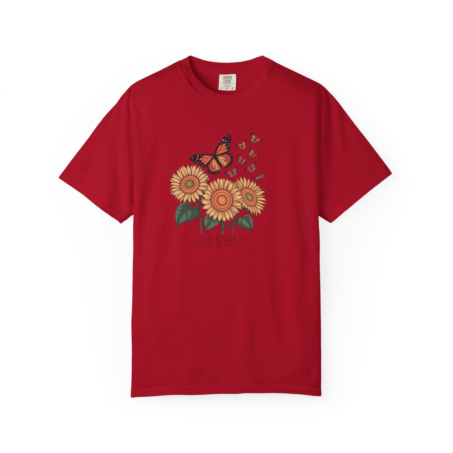 Sunflowers and Butterflies - Comfort Colors