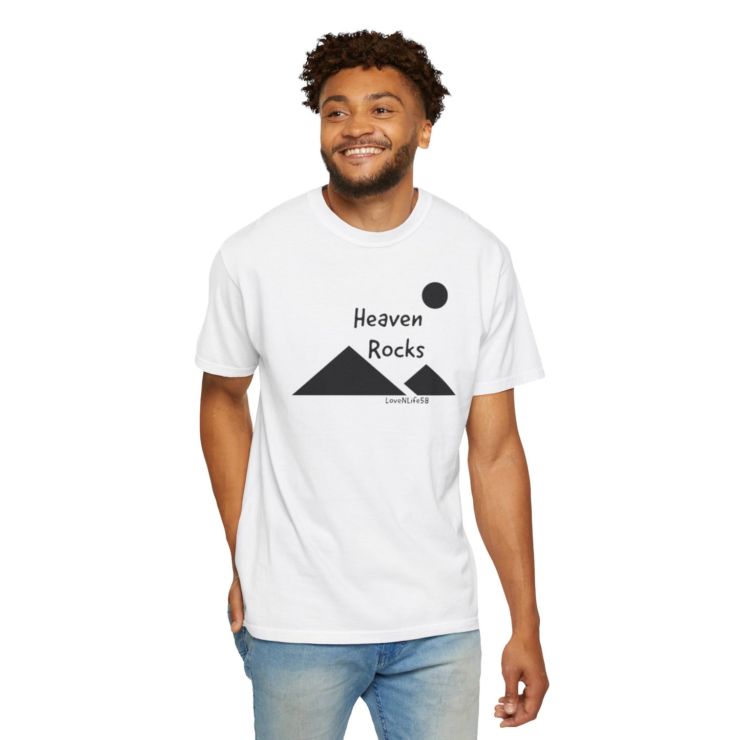 Heaven Rocks Tee- Comfort Colors