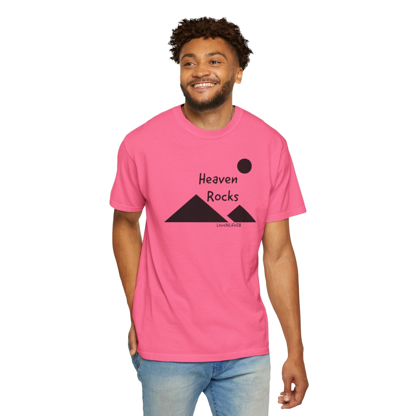 Heaven Rocks Tee- Comfort Colors